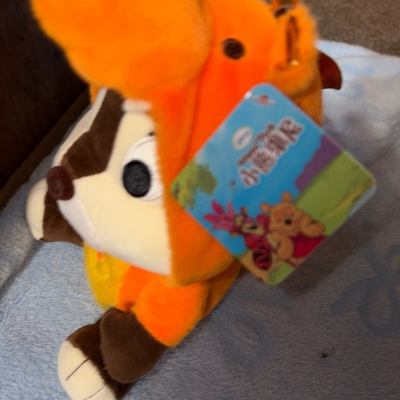 Disney Chipmunk Plush in Orange and Yellow - Picture 4 of 5